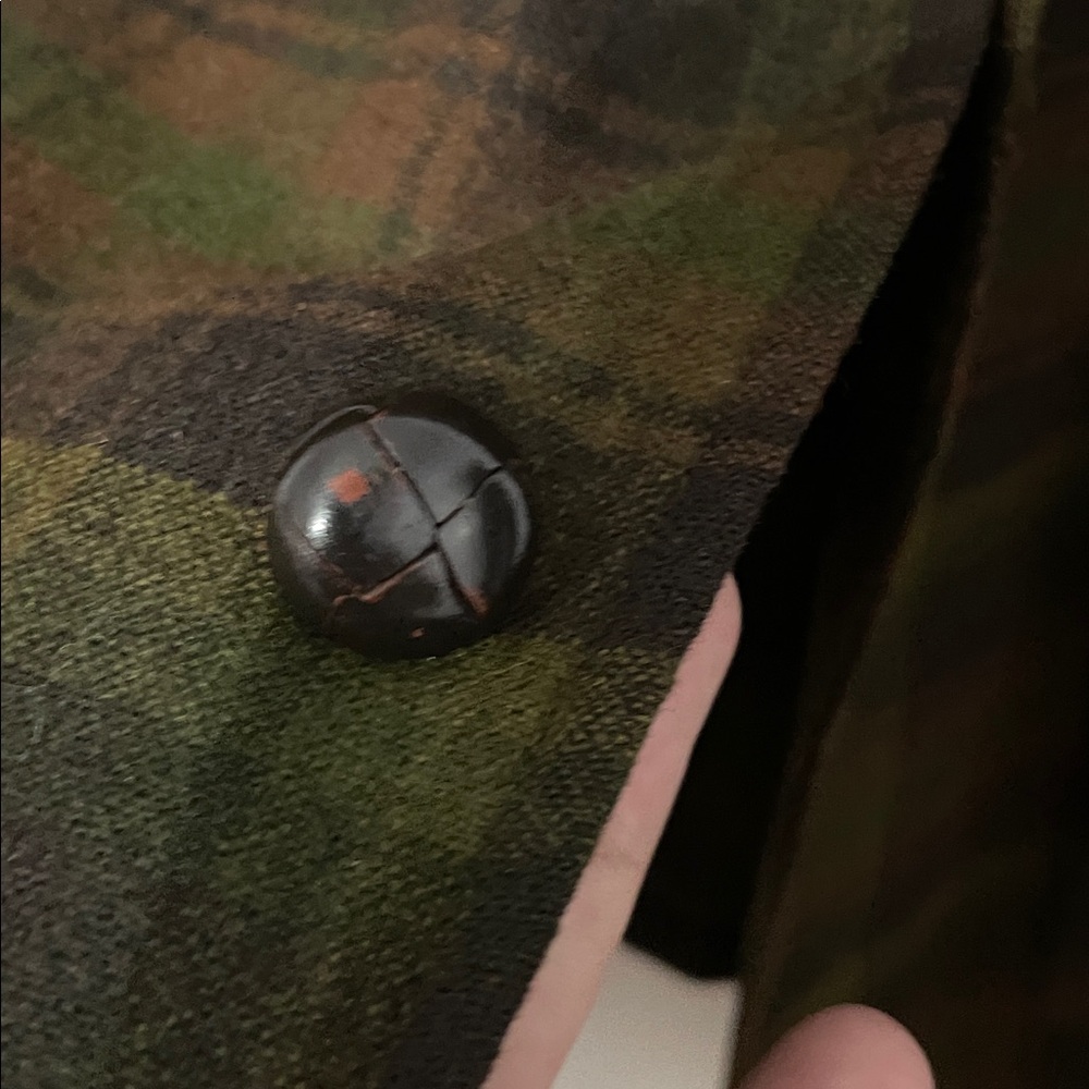 Pendleton Vintage 1970’s Plaid Virgin Wool Thin Button Down Blazer (Size: XL) - Picture 5 of 5